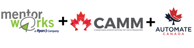 Mentor Works + CAMM + Automate Canada (400 × 100 px)
