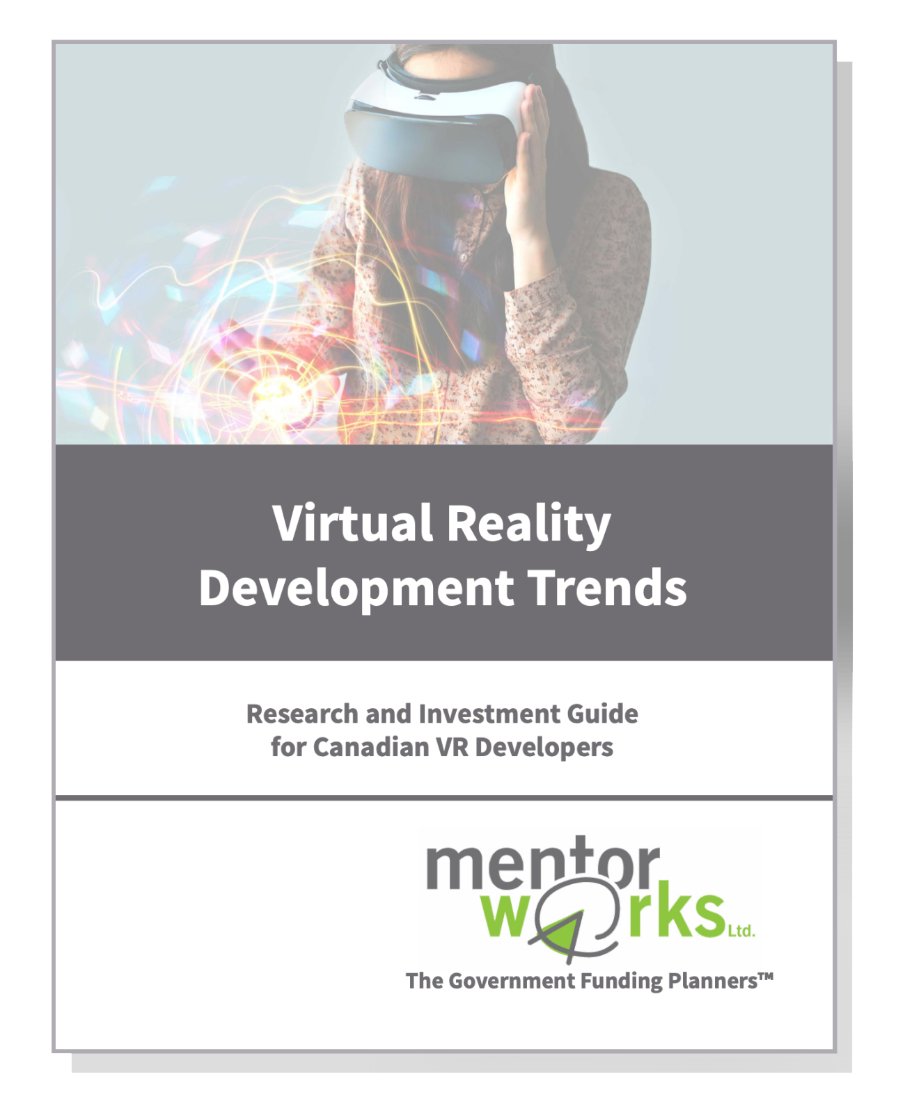 Virtual Reality Development Trends Drop Shadow
